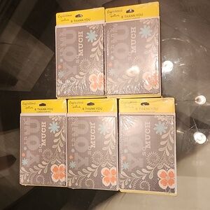 New Hallmark Expression Floral Thank You Cards w/Envelopes - x40